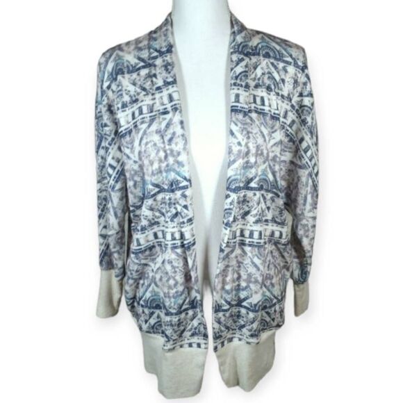 XHILARATION BLACK, GRAY, & BLUE CARDIGAN SZ.XS EUC. - Picture 1 of 7